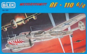 Samolot, Messerschmitt BF100 G/R, skala 1:72, Bilek 930