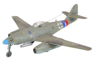 Samolot, Messerschmitt ME 262A-1A, skala 1:72, Revell 04166