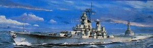 US Battleship BB-61 Iowa 1984 Modern, skala 1:700, TRUMPETER 05701