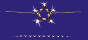 Łańcuch oświetlenia z gwiazdą, skala H0, NOCH 51202