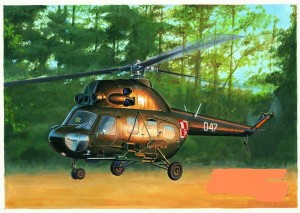 Helikopter, PZL Mi-2US, wersja bojowa, skala 1:72, HOBBY BOSS 87242