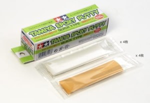 Szpachlówka, Epoxy Putty Quick 100g., TAMIYA 87143