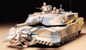 M1A1 Abrams w/Mine Plow, skala 1:35, TAMIYA 35158
