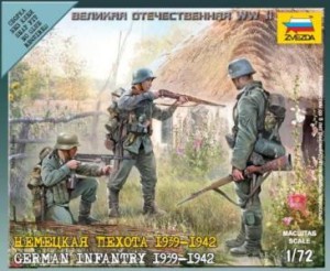 GERMAN INFANTRY 1939-1942, skala 1:72, ZVEZDA 6105