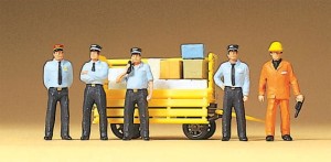 Personel koleji, skala H0, PREISER 10372