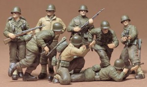 Figurki, US Infantry Western European Theate, skala 1:35, Tamiya 35048