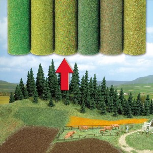 Mata, łąka kwiatów 150 x 100cm, skala H0, BUSCH 7272