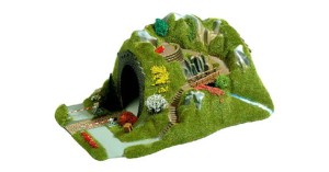 Tunel z przejazdem kolejowym, skala H0, BUSCH 3018