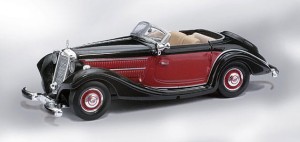 Mercedes Benz 320 N cabrio, skala H0, BUSCH 98 38892