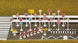 Zestaw znaków, skala H0, BUSCH 6027