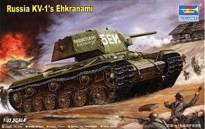 Russia KV-1's EHKRANAM , skala 1:35, TRUMPETER 00357