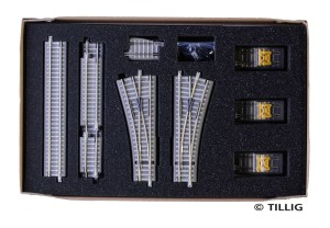 Zestaw torów do rozszerzenia, "stacja manewrowa", skala TT, TILLIG 01836