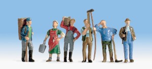 Prace na winnicy, skala H0, NOCH 15614