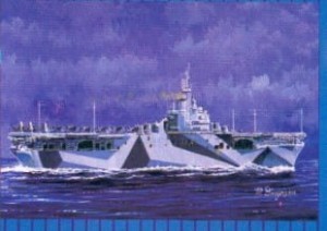 USS Ticonderoga CV-14, skala 1:700, TRUMPETER 05736