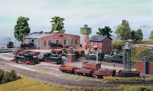 Lokomotywownia pierścieniowa, skala TT, AUHAGEN 13280