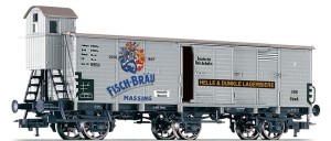 Wagon piwny "FISCH-BRÄU", skala H0, FLEISCHMANN 538004