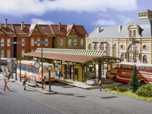 Przystanek autobusowy , skala H0, VOLLMER 45149