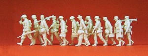 Piechota niemiecka 1939-45, 12 szt, skala H0, PREISER 16557