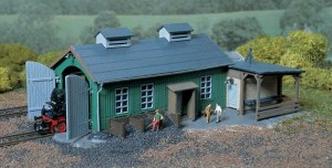 Szopa na lokomotywę, skala TT, AUHAGEN 13286