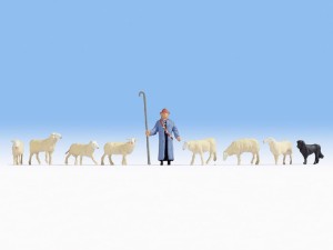 Pasterz z owcami, skala H0, NOCH 15748