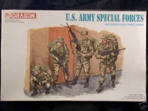 Figurki, U.S. Army Special Forces Sealed Box, skala 1:35, Dragon 3024