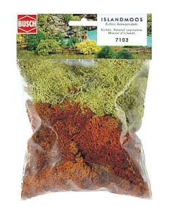 Porosty mchu, skala wszystkie, skala H0, BUSCH 7103