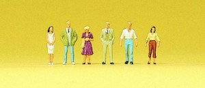 Przechodnie, skala TT, PREISER 75007