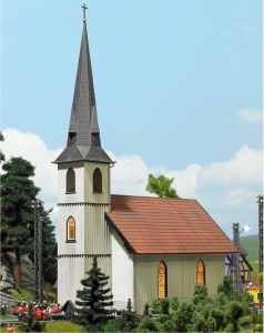 Kościół z drewna, skala H0, BUSCH 1430