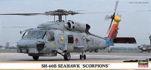 Śmigłowiec, SH-60B Seahawk Scorpions, skala 1:72, HASEGAWA 00164