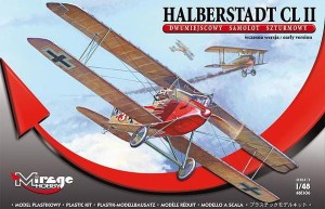 HALBERSTADT CL II, skala 1:48, MIRAGE HOBBY 481306
