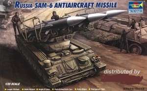 Pojazd pancerny, Russian SAM-6 Antiaircraft Missile , skala 1:35, TRUMPETER 00361