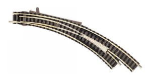 Zwrotnica ręczna prawa R1/45, skala N, FLEISCHMANN 9169