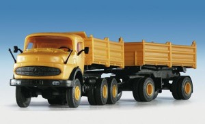 MEILLER wywrotka z przyczepą , skala H0, KIBRI 14026