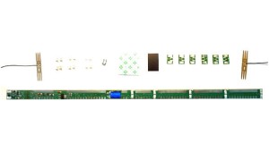 Zestaw oświetlenia wewnętrznego wagonów, LED,  skala H0, ROCO 40420