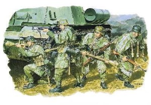 Figurki, German Grenadiers, skala 1:35, Dragon 6057