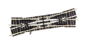 Zwrotnica podwójna 15 stopni, skala N, FLEISCHMANN 9184