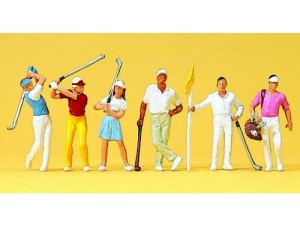 Golfiści, skala H0, PREISER 10231