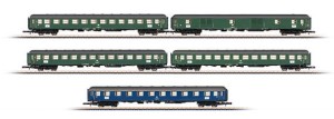 Zestaw 5-wagnów osobowych, skala Z, MÄRKLIN 87400