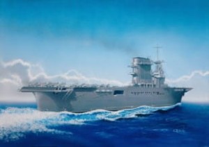 USS CV2 Lexington, skala 1:700, TRUMPETER 05716