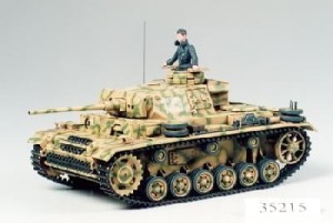 Czołg niemiecki Pz.Kpfw. III Ausf.L , skala 1:35, Tamiya 35215