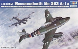 Messerschmitt Me-262 A-1a, skala 1:32, TRUMPETER 02235