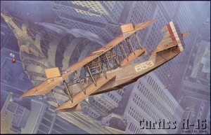 Samolot, Curtiss H-19, skala 1:72, Roden 049