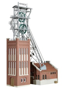 Wieża wyciągowa z maszynownią, skala H0, KIBRI 49845