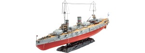 Okręt, Russian WWI Battleship Gangut , skala 1:350, REVELL 05137