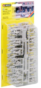 Zestaw figurek do pomalowania 72  szt , skala H0, NOCH 14985