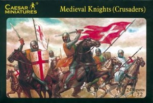 Figurki, Medieval Knights (Crusaders), skala 1:72, Caesar H017