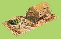Zestaw diorama, Jungle Outpost, skala 1:76, Airfix 03382