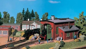 Szopa na lokomotzwę, skala H0, VOLLMER 45750