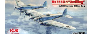 Samolot, Heinkel He 111 Z-1 Zwilling, skala 1:48, ICM 48260