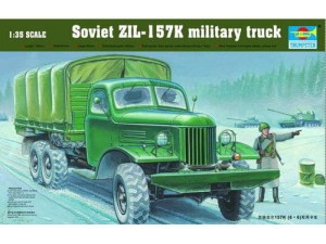 Soviet ZIL-157K military truck , skala 1:35, TRUMPETER 01003
